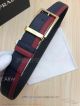 AAA Prada Leather Belt - Red And Black Leather Gold Buckle (2)_th.jpg